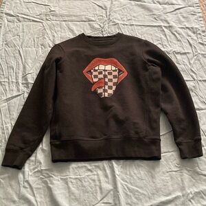 Her Waves Rolling Stones graphic crewneck